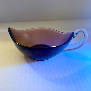 Small purple candy dish.